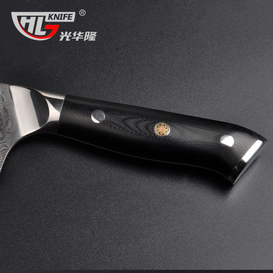 GHL 10 5 дюймов VG10 японские Дамасские стальные ножи нож шеф повара кухонный для