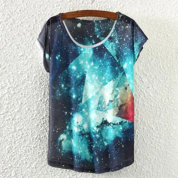 Женская футболка с коротким рукавом принтом в виде кота и лица лето 2015|women tshirt|tshirt