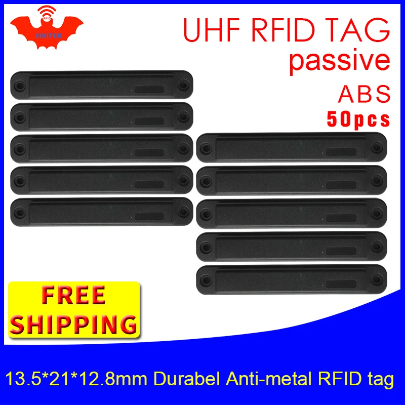 UHF RFID anti-metal tag 915m 868m H3 13.5*21*12.8mm 50pcs free shipping durable ABS climb frame smart card passive RFID tags