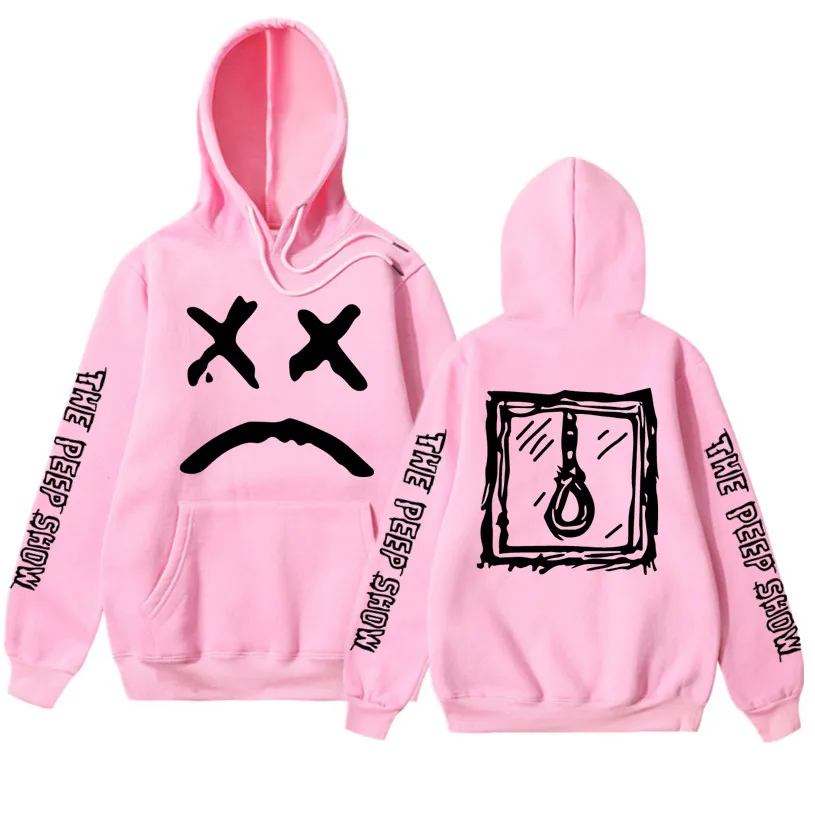 Lil Peep/толстовки с капюшоном Love lil. peep, мужские свитшоты, пуловер с капюшоном, свитшоты для мужчин/женщин, sudaderas cry, детские толстовки с капюшоном - Color: 151-150-152Pink