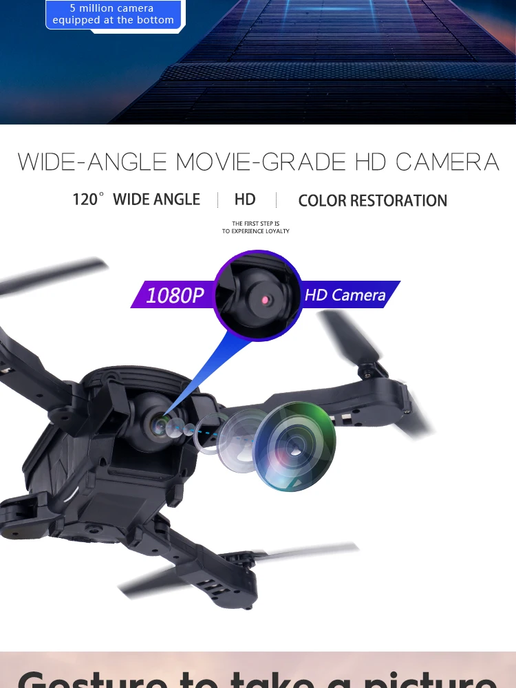 M66 Wifi FPV RC Дрон 4K камера Квадрокоптер 1080P двойная камера Оптическое позиционирование потока фото Дрон Vs Visuo Xs816 SG106