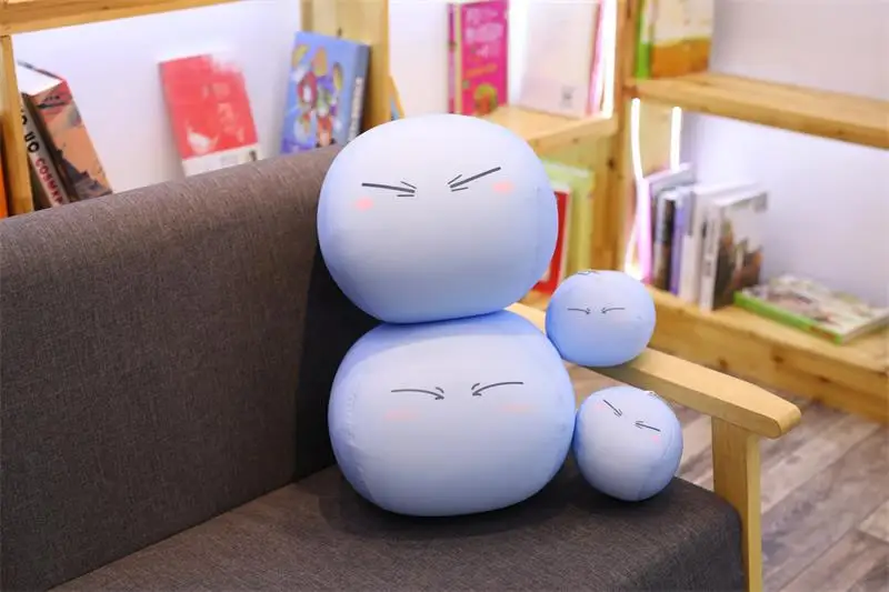 Пена слизи мягкий хлопок милый аниме Tensei Shitara Slime плюшевая кукла Datta Ken игрушка-талисман мягкие игрушки кровать подушка