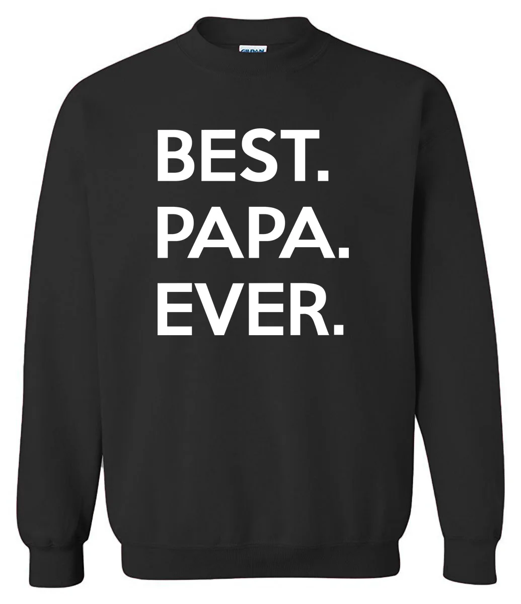 Модная мужская Спортивная Толстовка PAPA EVER 2019 флисовая Повседневная с круглым