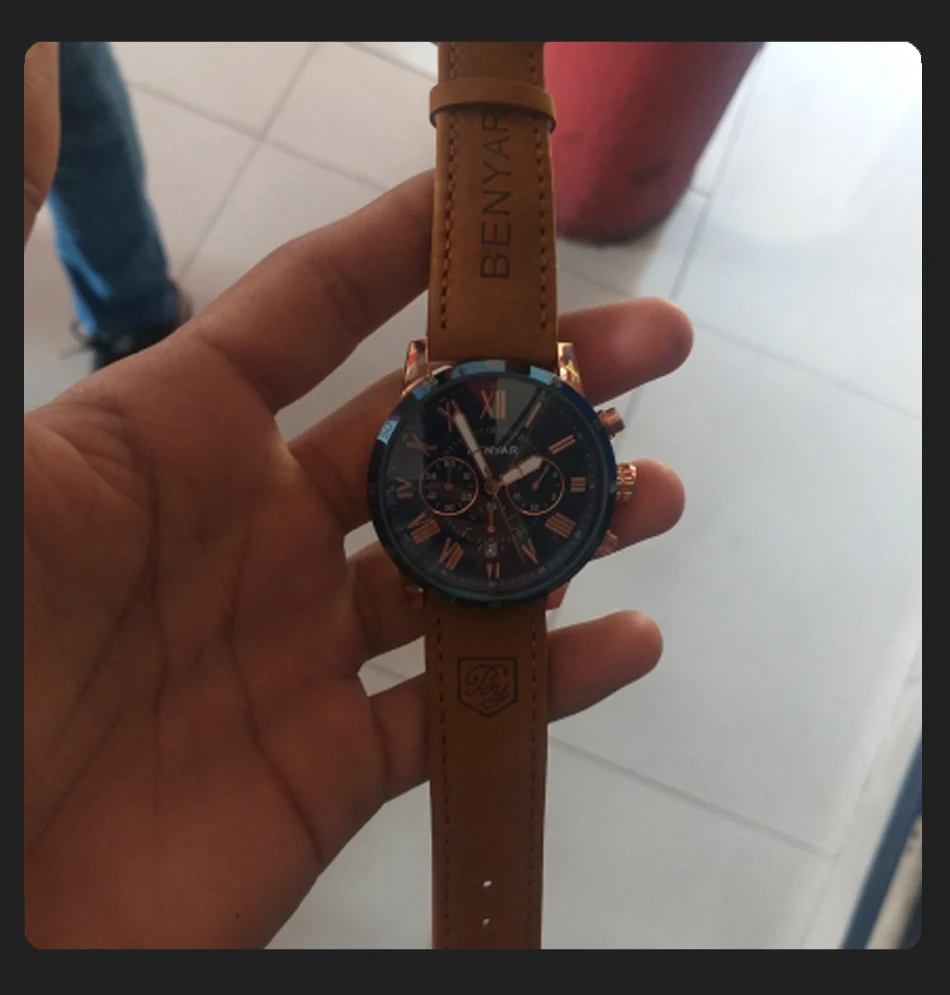 Reloj Hombre Топ бренд класса люкс BENYAR модный хронограф спортивные мужские часы военные кварцевые часы Relogio Masculino