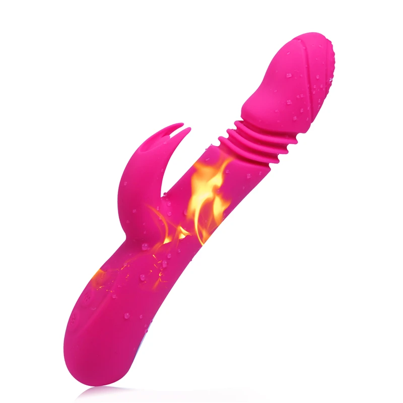 Растягивающийся сильный G SPOT отопление тела температура вибратор клитор