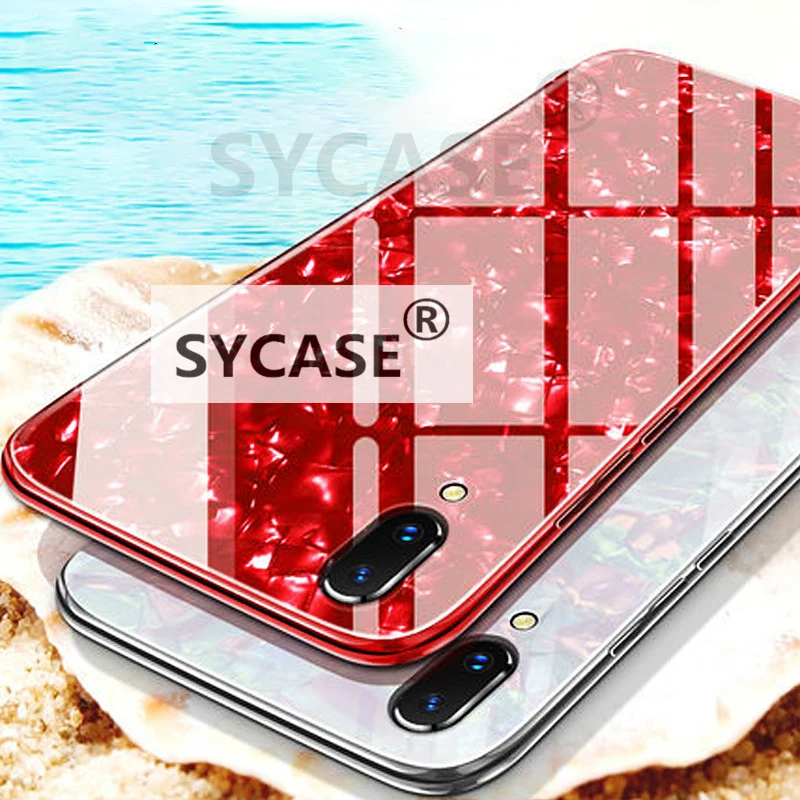 Sycase для Huawei Honor 9 10 V9 V10 lite enjoy 7A 7X 7C чехол закаленное Стекло на заднюю часть