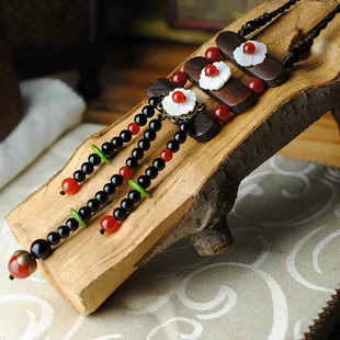 Этнические ювелирные изделия винтажное длинное ожерелье со свитером из ракушек