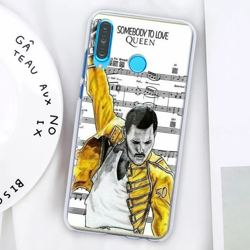 Фредди Меркури Queen футляр для телефона для huawei P30 Pro P10 P20 P30 Lite P8 P9 Lite P Smart плюс Чехол