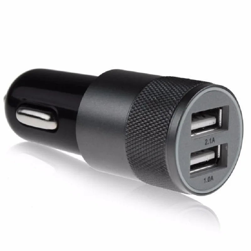 2.1A/24 Вт/2-Порты и разъёмы Smart USB Быстрая зарядка автомобиля зарядное устройство для