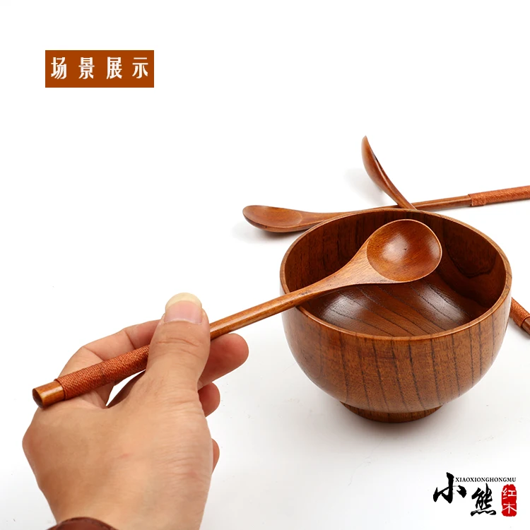 Деревянные палочки для еды Samak в японском стиле суши ложки чаши вилки готовые