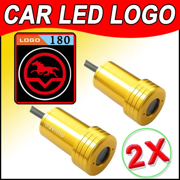 2pc 6th Gen Cree LED car Projector door Step courtesy daytime running Welcome Work Light Door Logo lights | Автомобили и