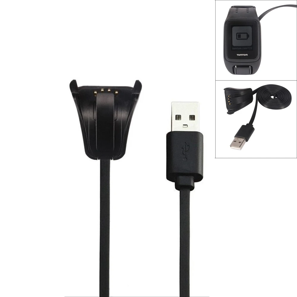 Charger for TomTom Spark cardio Smart Watch USB Cradle Replacement Accessories Fast Charging Dock | Электроника
