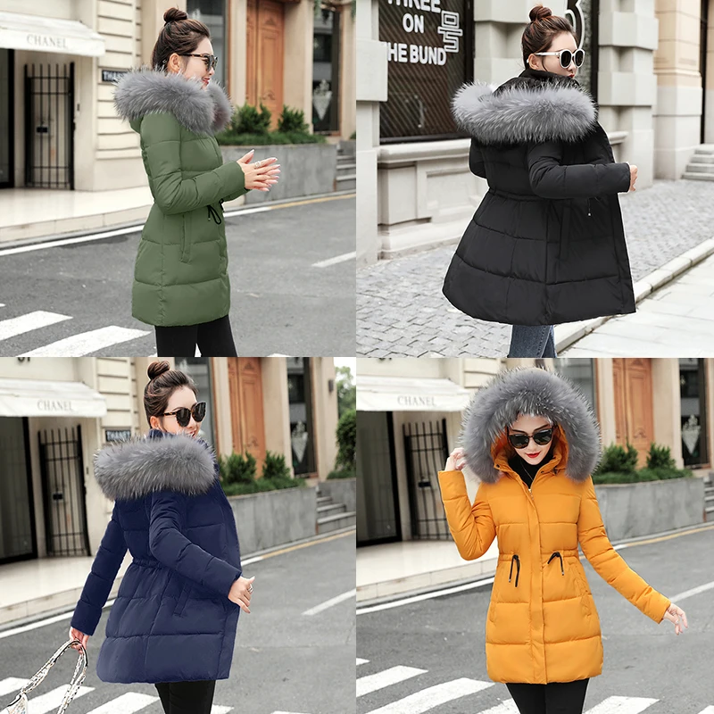 Женский пуховик chaqueta mujer толстая зимняя куртка верхняя одежда для женщин