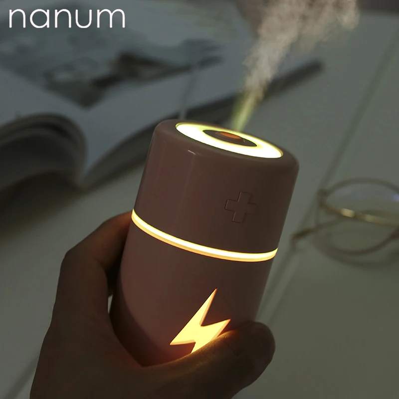 Креативный увлажнитель Lightning Mini USB Fogger LED Очиститель Ароматерапия эфирное масло