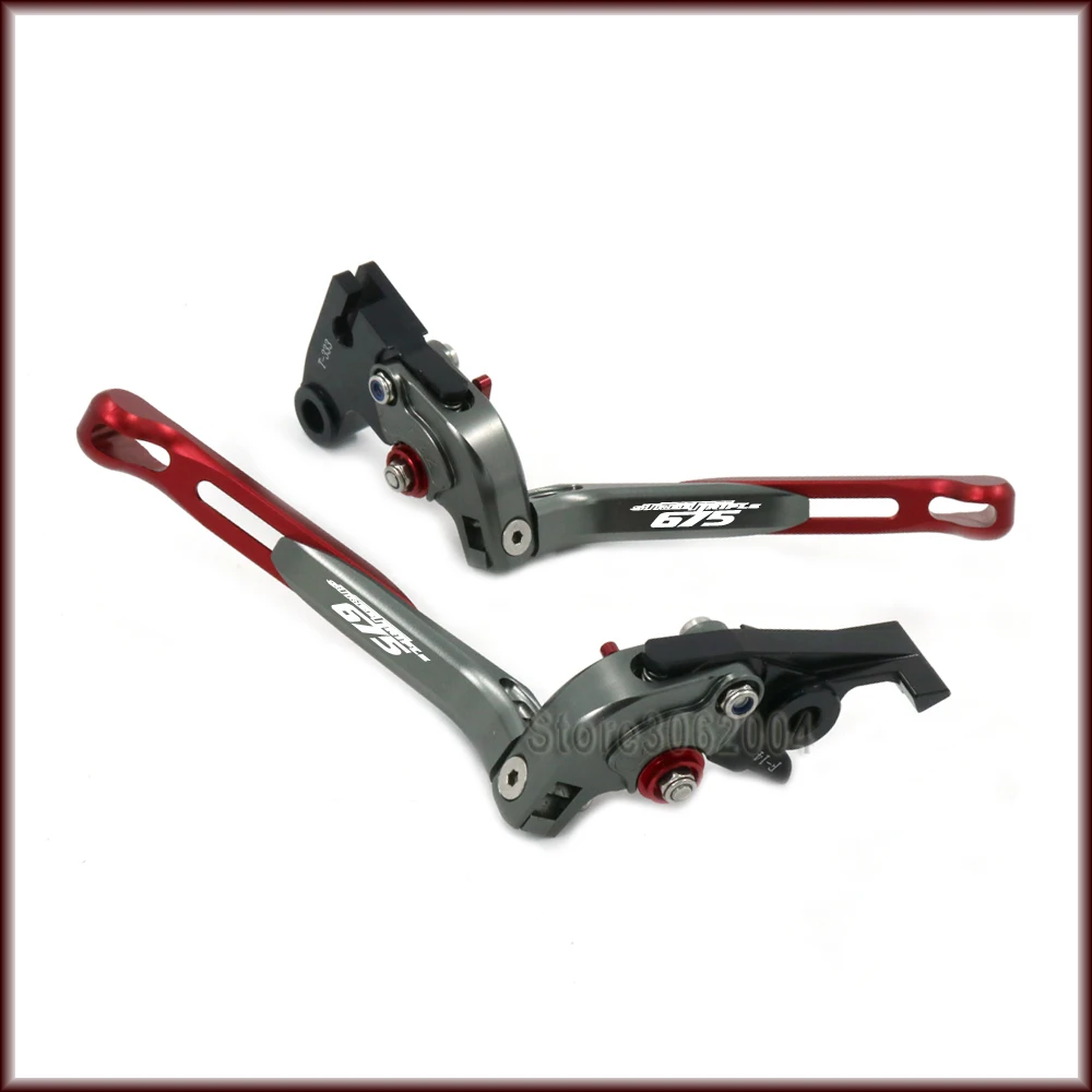 

For TRIUMPH 675 STREET TRIPLE 675STREETTRIPLE 2008-2014 2013 Motorcycle Folding Extendable Adjustable Brakes Clutch Levers CNC