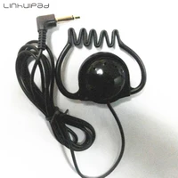 3 5mm Mono Hook earpiece 1-bud earphone headset for tour guide system 2pcs lot Free Shipping Post