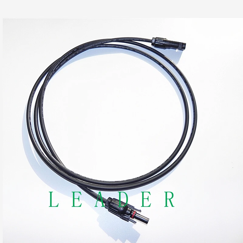 

100 шт./лот удлинитель солнечного кабеля 1 метр комплект с солнечными соединителями 4mm2 (12AWG) кабель солнечной панели LJ0160