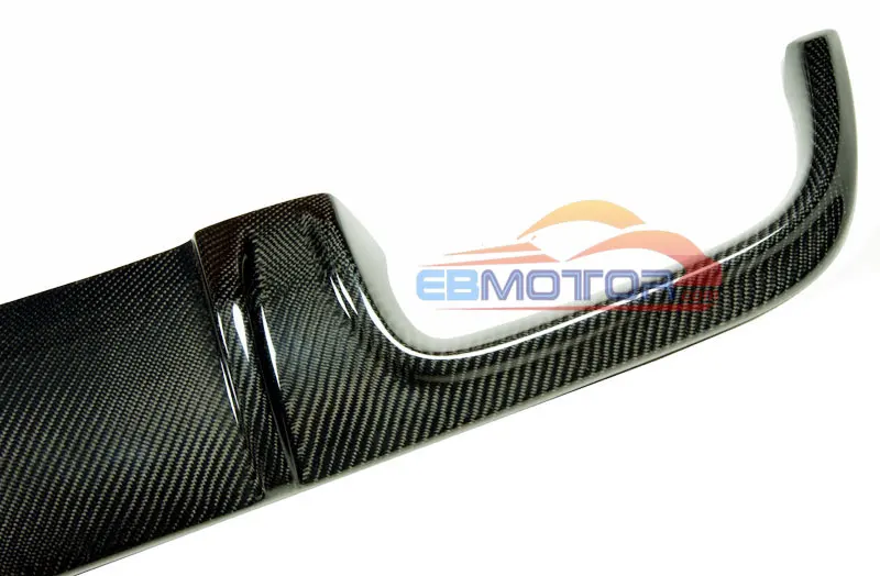 3K настоящее углеродное волокно задний дополнительный бампер диффузор для Benz W219