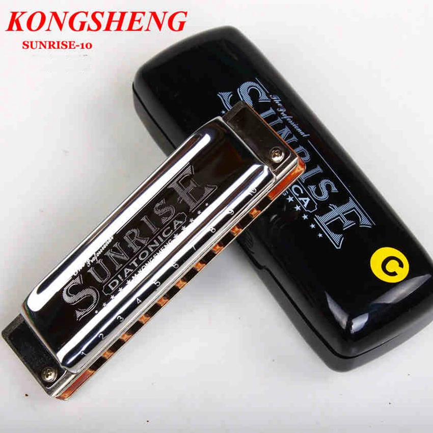 

Гармоника KONGSHENG Diatonic с 10 отверстиями, гармоника, блюз, кленовый гребень, музыкальный инструмент, ротовой орган, подарок для начинающих детей, C/A/D/E/F/G/Bb