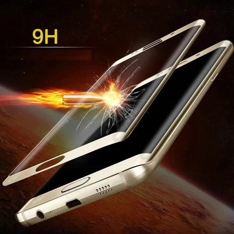 Новинка 2017 закаленное стекло с полным покрытием для Samsung Galaxy s6 s7 Edge s8 s9 plus Защитная