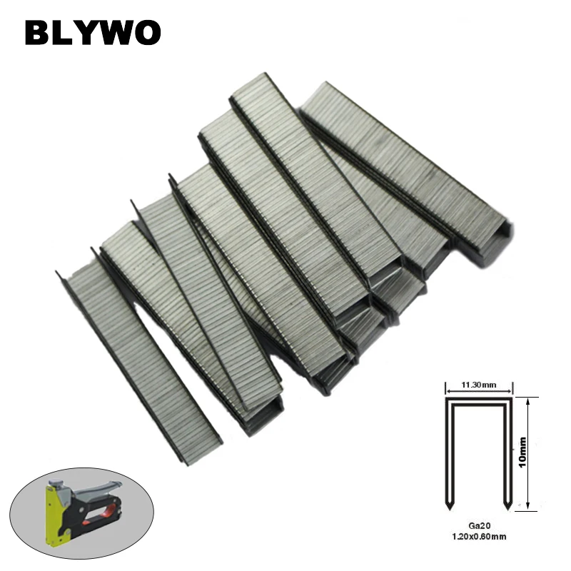 U образные гвозди для пистолета Стандартные скобы размером 11 3x10 мм количество 1000