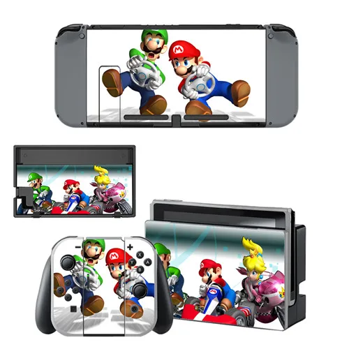 YSNS0392 Mario Kart 8 nintendo switch Skin Nintend Switch Vinilo наклейка для nintendo Switch NS консоль Joy-con контроллер - Цвет: YSNS0392