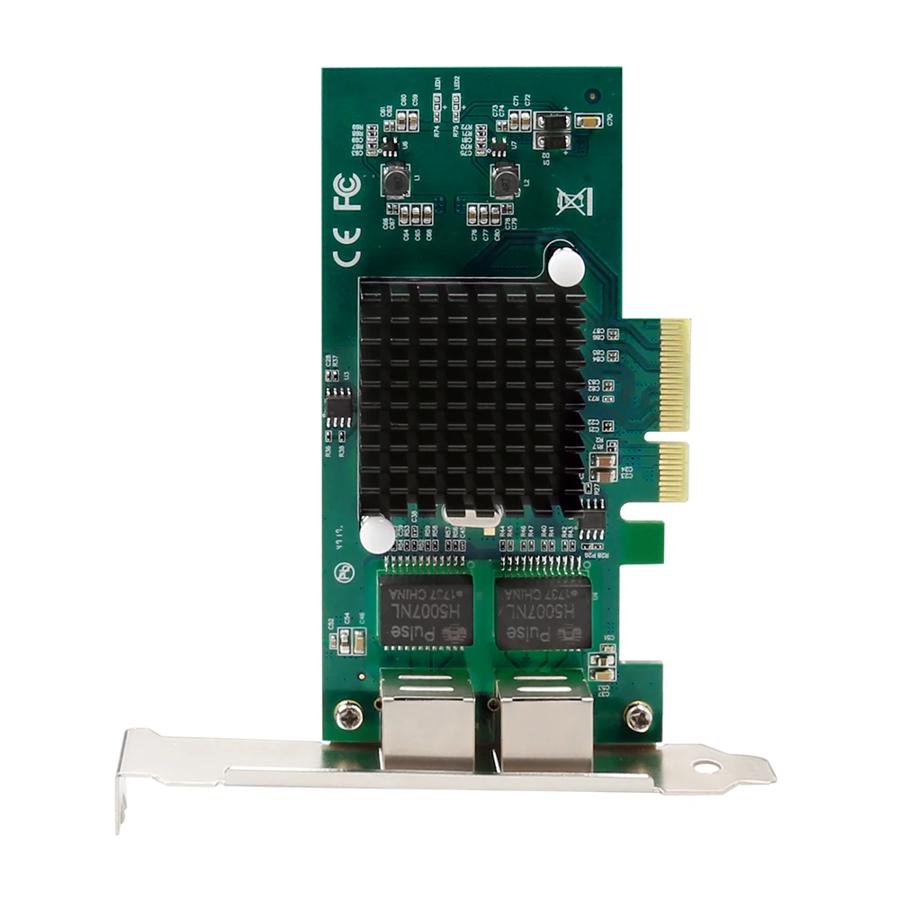 DIEWU RJ45 lan Сетевой кабель Gigabit 10/100/1000 Мбит/с 1G 82576 PCIe 4x сервер мини беспроводной