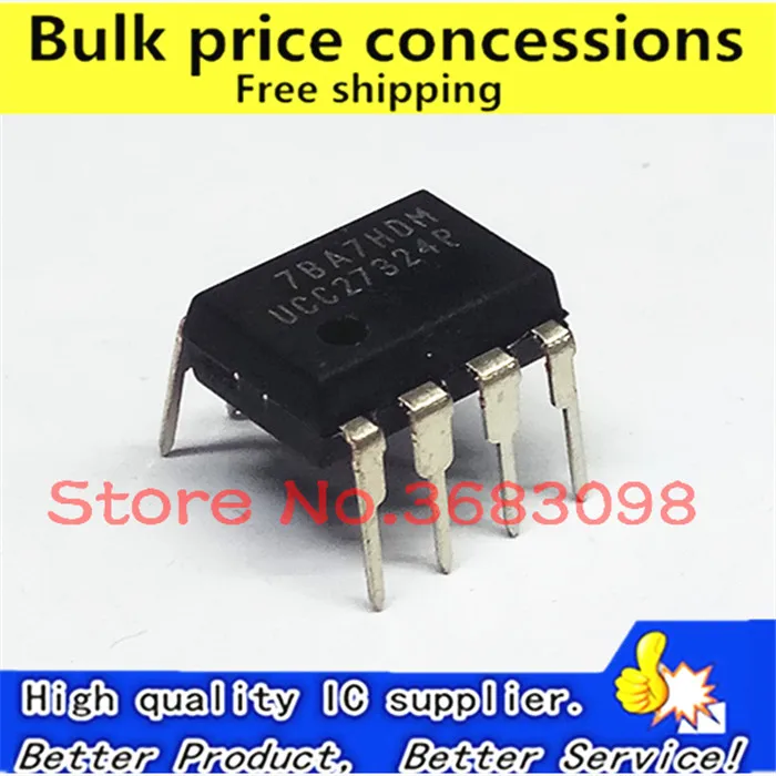 

Free shipping 10pcs/lot UCC27324P UCC27324 DIP-8