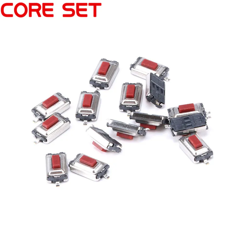 50 шт. тактильный Кнопочный микропереключатель 3x6x2 5 мм|smd switch|smd tact switchsmd push button switch |