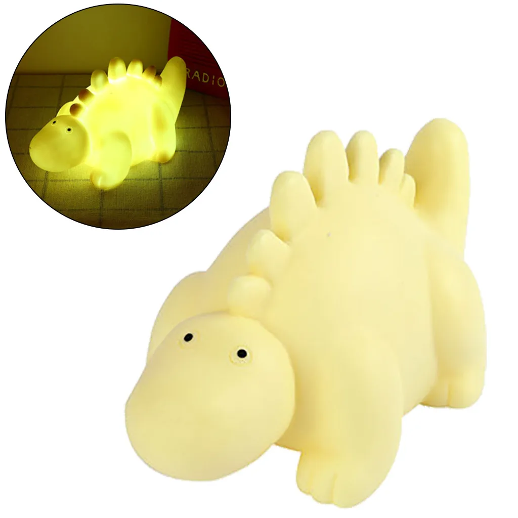 Новое поступление мультяшная светодиодная мини лампа динозавра игрушки для