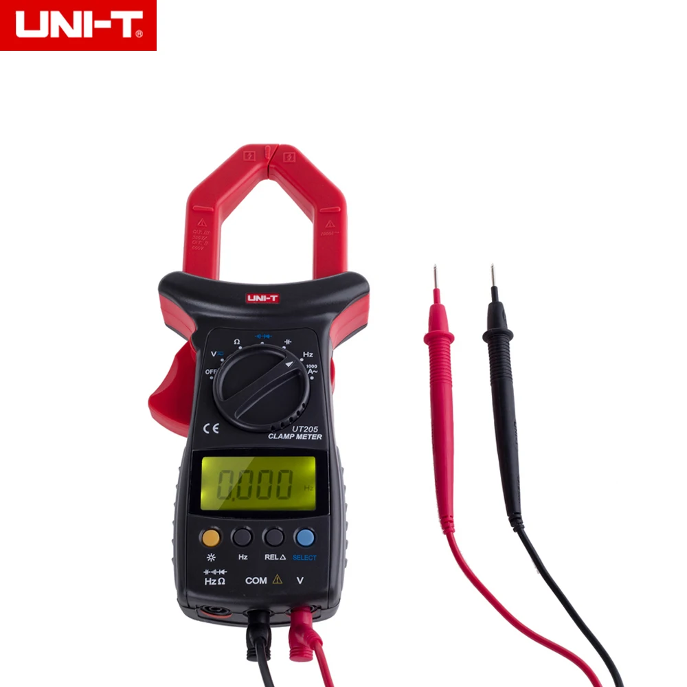 UNI-T UT205 авто-диапазон AC DC Ture RMS Авто/ручной диапазон цифровой ручной мультиметр |