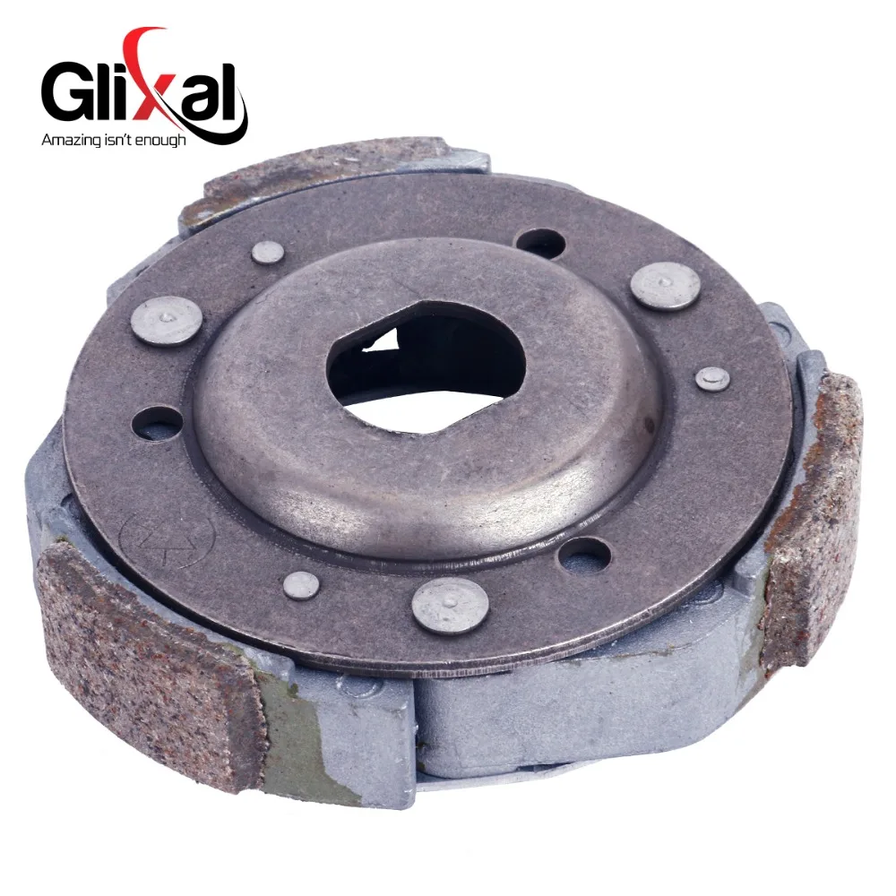 Glixal GY6 125cc 150cc заднее сцепление колодки для 152QMI 157QMJ двигатель Скутер ATV Go Kart