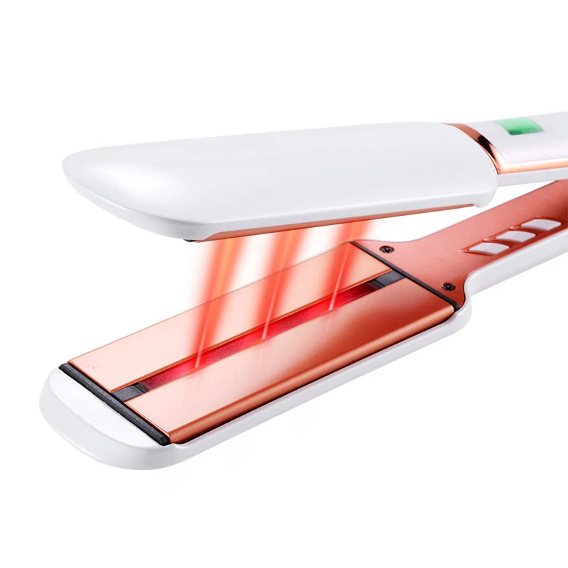 Newview Керамика анион выпрямления волос Flat Iron ЖК-дисплей выпрямитель для