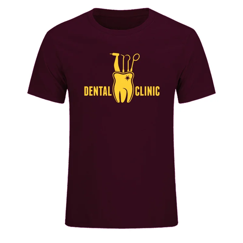 Мужская футболка Dental Clinic Pre Cotton футболки с коротким рукавом|Мужские футболки| |