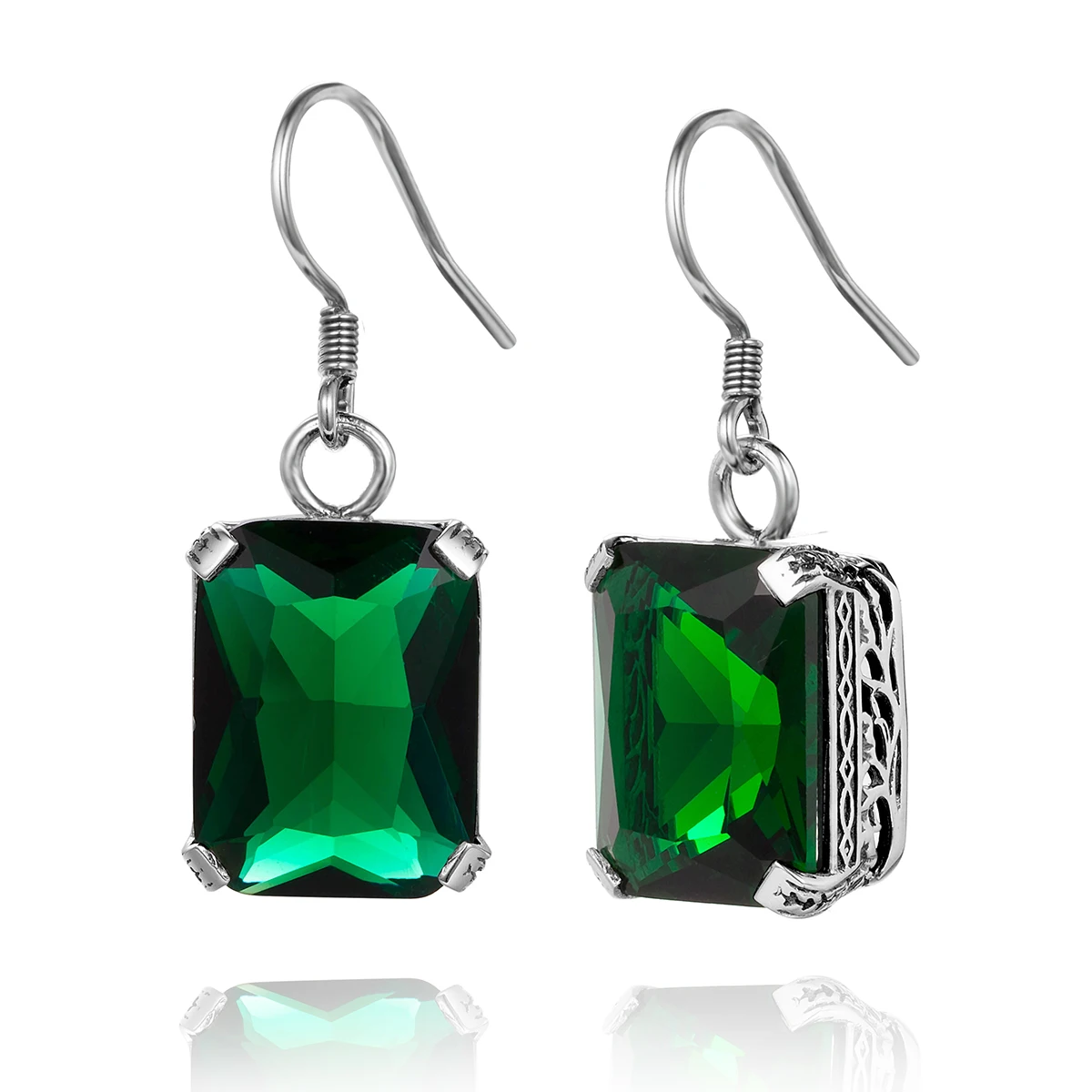 Для женщин серьги в ретро стиле 925 стерлингового серебра ювелирные изделия Ретро