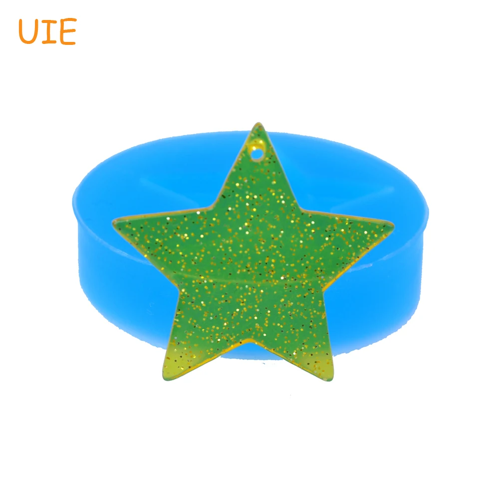 

PYL542U 29.7mm Star Mold - Pendant Silicone Mold Cake Decorating, Sugarcraft, Candy Making, Chocolate, Resin Polymer Clay Mold