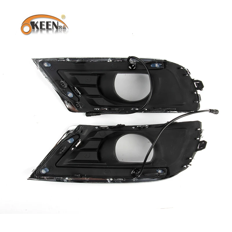 OKEEN 2x светодиодный DRL для Toyota Camry 2009 2010 2011 дневные ходовые огни белый желтый
