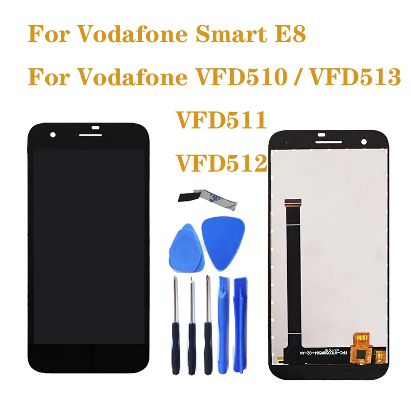 Для Vodafone Smart E8 VFD510 ЖК монитор сенсорный экран мобильный телефон дигитайзер