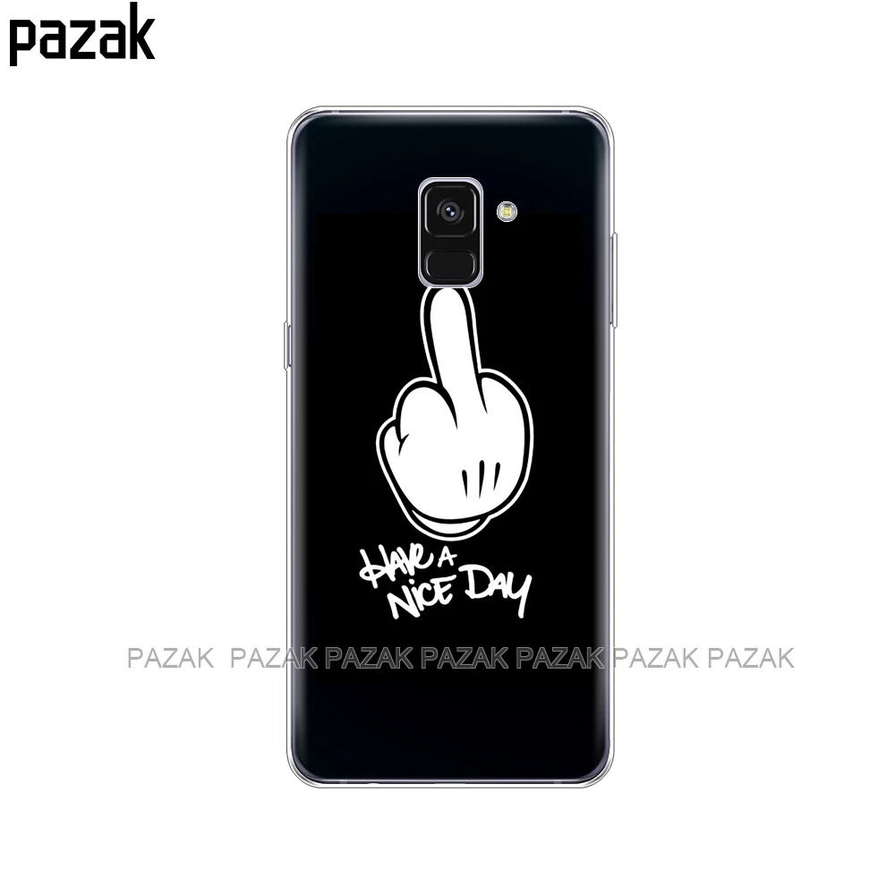 Силиконовый чехол для телефона samsung Galaxy A8 A530 A530F, силиконовый чехол для samsung A8 Plus A730 A730F, прозрачный чехол s - Цвет: 34280