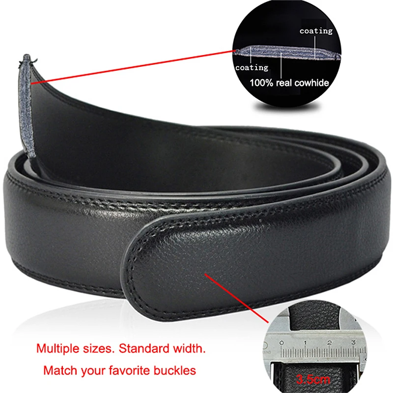 KAWEIDA Rivets shape Metal Automatic Buckle Belt genuine leather belt Kemer men business High Quality | Аксессуары для одежды