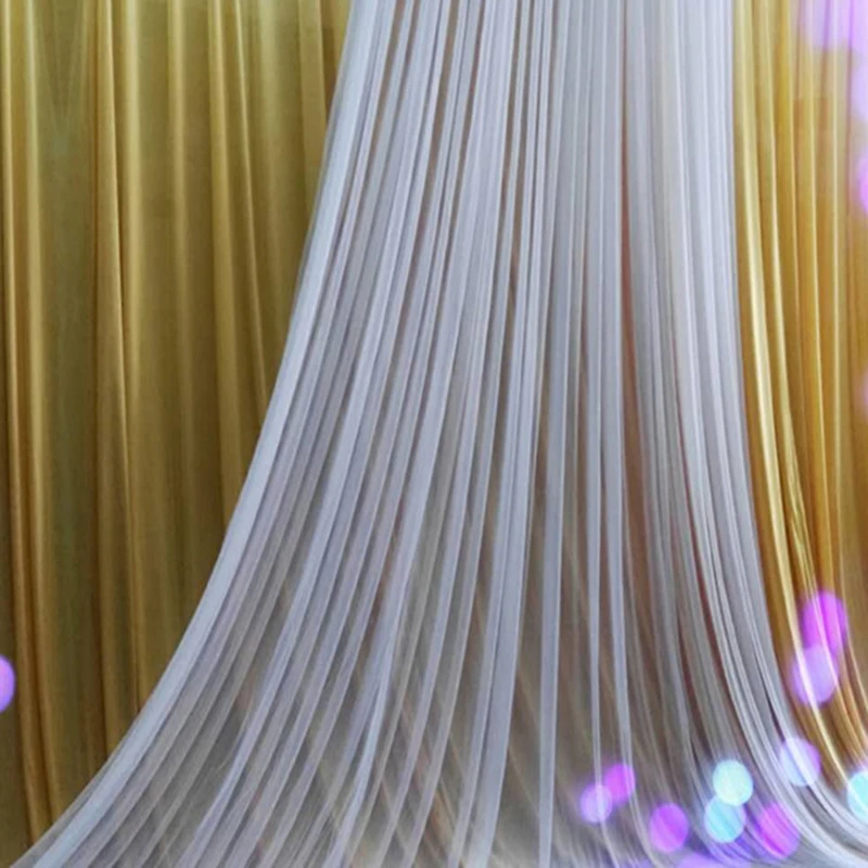 Модные и романтичные шторы диаметром 3 м прозрачные Занавески Из вуали для