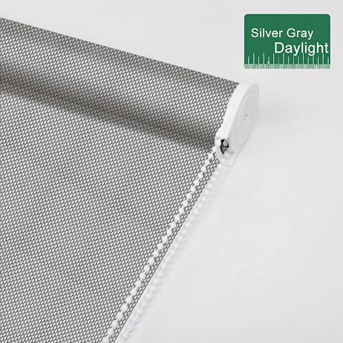 Silver Gray Skansen Солнцезащитная Ткань грубая нить солнце-затенение анти УФ Защита ролик тени теплоизоляция солнце-затенение окно для жизни - Цвет: Silver Gray