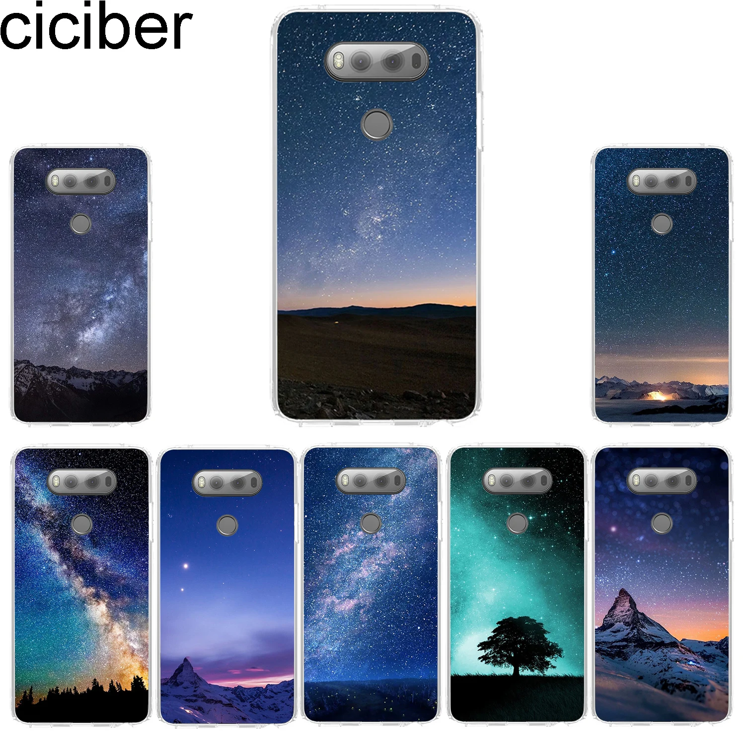 ciciber for LG G7 G6 G5 G4 V40 V35 V30 V20 Phone Case K11 K10 K9 K8 K4 2018 2017 X Power 3 2 Q Stylus 6 7 Aurora Borealis |