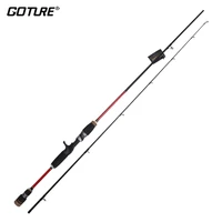 goture bait casting fishing rod 2 1m2 4m m power 2 sections carbon fiber fishing pole lure rods for bass crappie trout