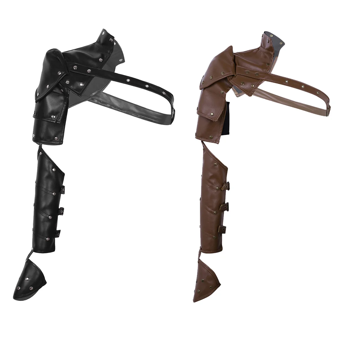 2 шт. мужские готические подплечники в стиле стимпанк из искусственной кожи с