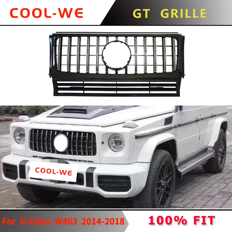 Для Mercedes Benz W463 G класс GTR Решетка переднего бампера гриль для G350D G500 G55 G63 2009