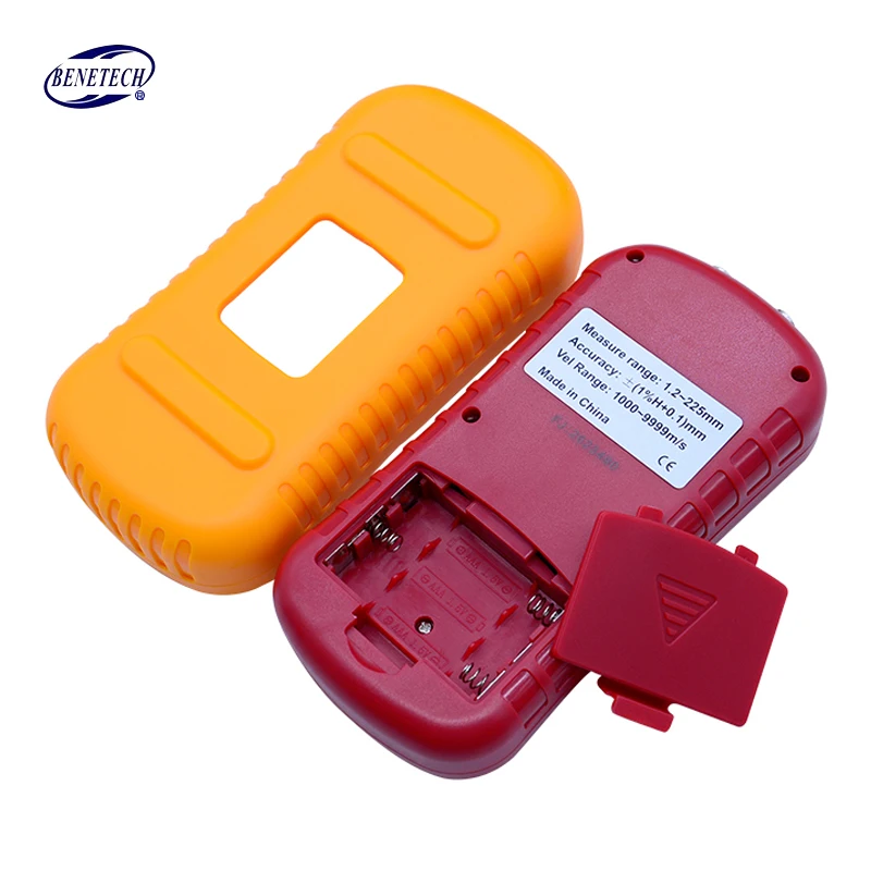 Ультразвуковой измеритель толщины Benetech GM100 цифровой ЖК звуковой скорости 1 2 225 мм