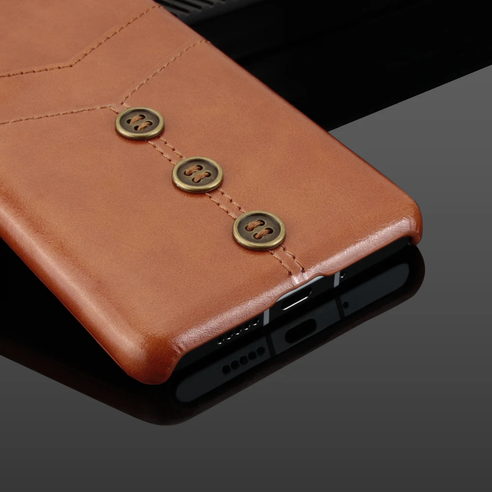 Luxury Oil Wax PU Leather Buckle Wallet Phone Cases For Huawei P30 P20 Lite Pro Mate 20 Lite Credit Card Money Slot Holder Cover