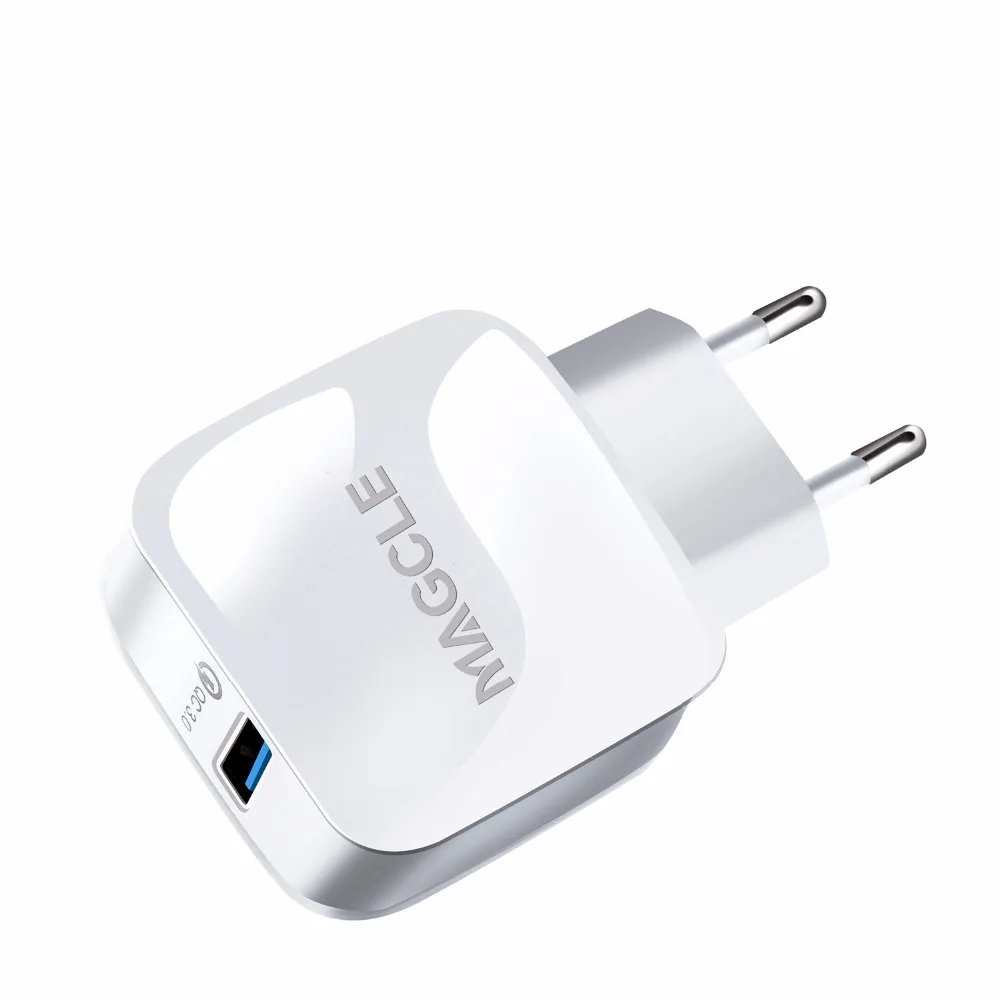 Быстрое зарядное устройство Magcle 3 0 QC3.0 18 Вт USB быстрое + usb кабель 2A для Samsung Huawei Xiaomi