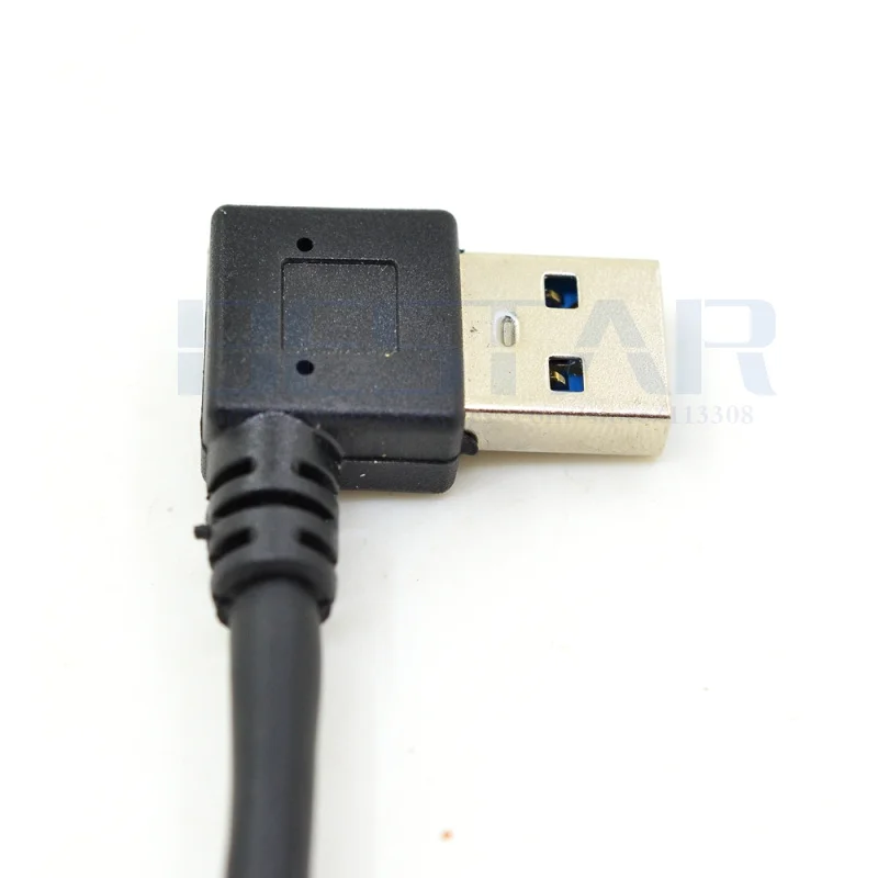 Прямой/левый/правый угол 25 см USB 3 0 A штекер на 1 Type C колено для синхронизации